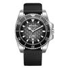 WOJTEK Calendar Automatic Mechanical Watch Men's Steel Belt Waterproof Luminous Diving Watch Fashion Business Men's Watch