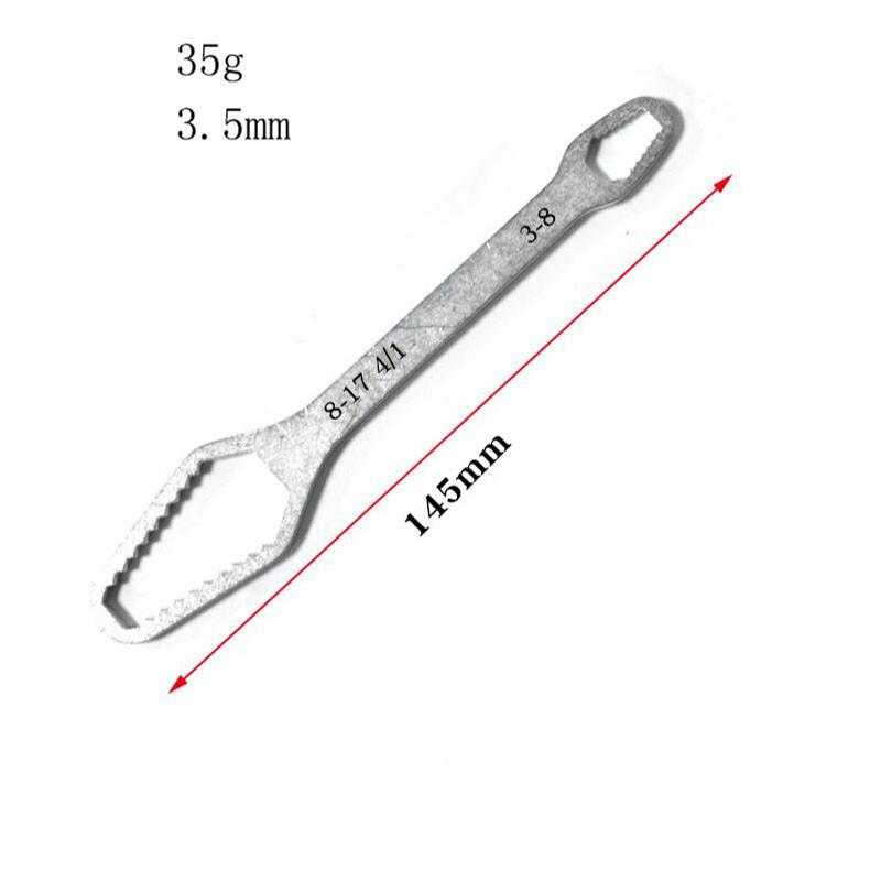 8-22mm Universal Torx Wrench Self-tightening Adjustable Glasses Wrench Board Double-head Torx Spanner Hand Tools Bike Multitool