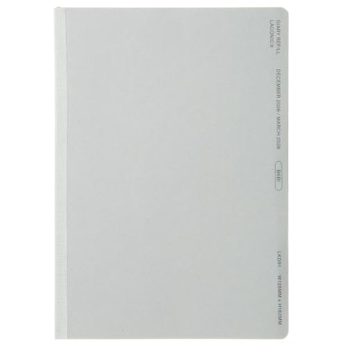 Laconic Planner Refill 2027 B6 Weekly LKD91-170 (Starts December 2026)