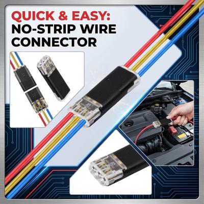 No-Stripping,  No-Soldering -Wire Plug Quick Connector