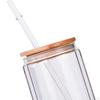 Tazze da Caffè con Coperchio Vetro e Cannuccia Bottiglie per Frullati Tumbler a Bocca Larga per Caffetteria Donne