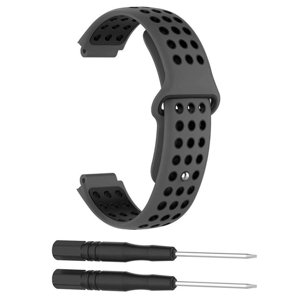 Silicone Replacement Bracelet Watch Band for Garmin Forerunner 230 235 220 620 630 735 Wrist Strap Sport watchband Accessories