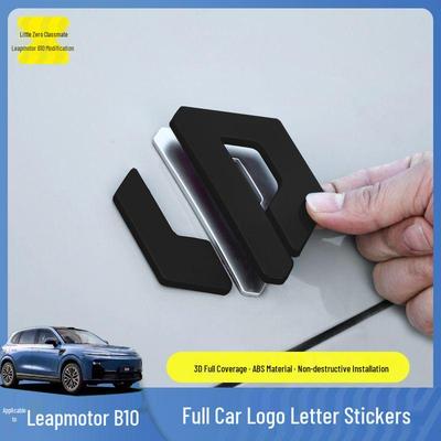 Naklejki z Logo Serii Leapmotor B10 C10 C16 Styl Ciemny – Fajny Czarny Wojownik