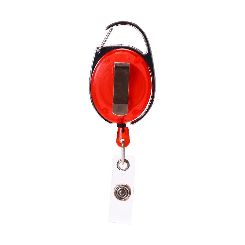 Transparent Card Holder Nurse Retractable Badge Reel Clip Business Card Holde Work Lanyard ID Name Card Cover Case Accessories