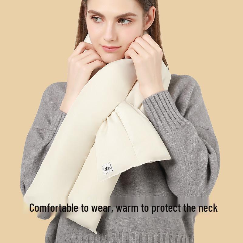 Women's Winter Lightweight Windproof Down Scarf - 2022 Neck Protection for Outdoor Travel