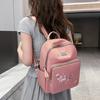 Oxford Cloth Backpack, Women's New Style, Light Luxury, High-quality Flower Embroidery Backpack, Fashionable Trend, Large Capacity Bag