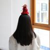Christmas Hair Bands Glitter Santa Hat Headband Glowing Holiday Party Favor