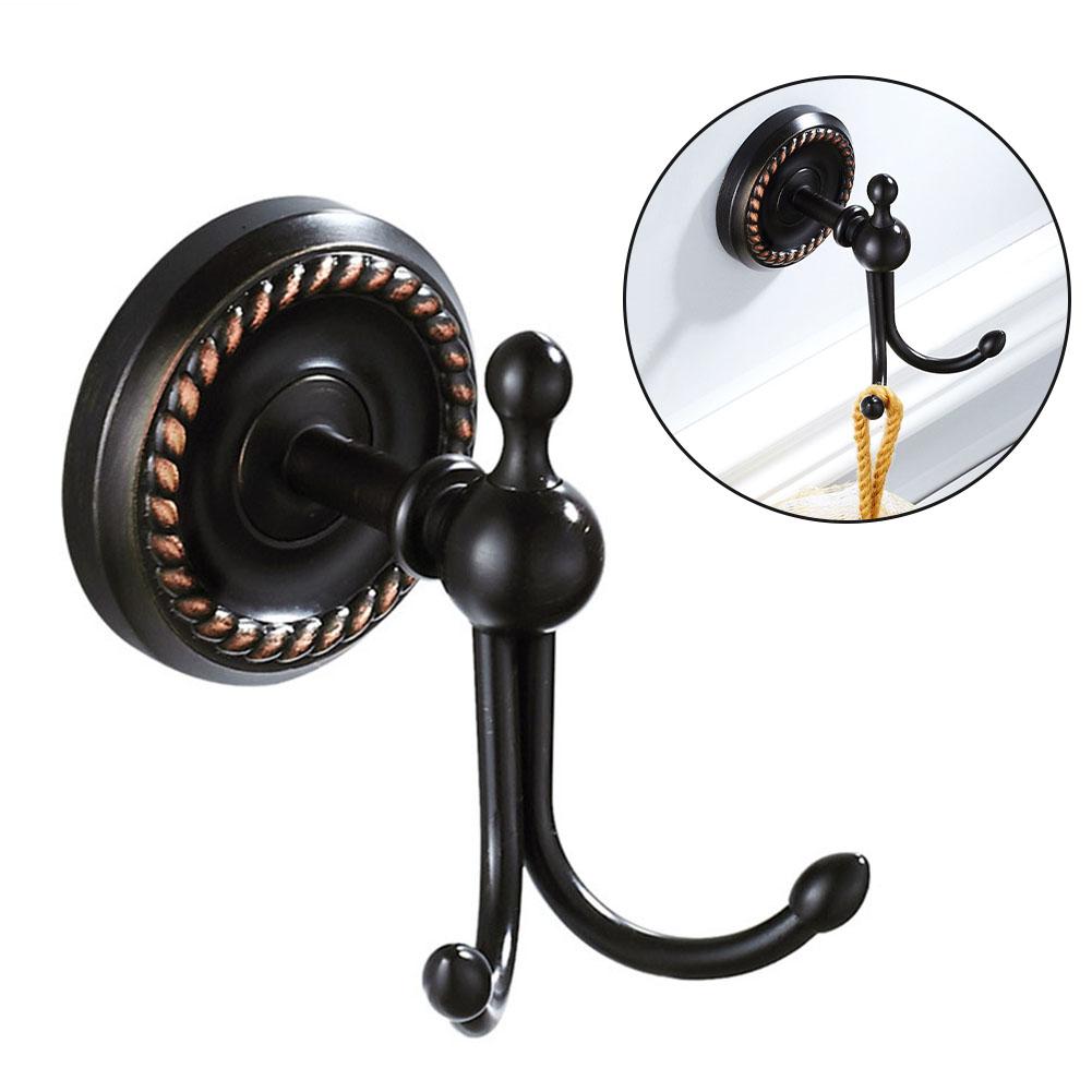 Black Bronze Coat Hook Black Bronze Hook As Shown Brass Coat Hook Versatile Usage Easy Installation Secure Fit