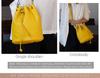 2024 Autumn-Winter Women's Fashion Drawstring Bucket Bag - Retro Single Shoulder Crossbody Commute Bag