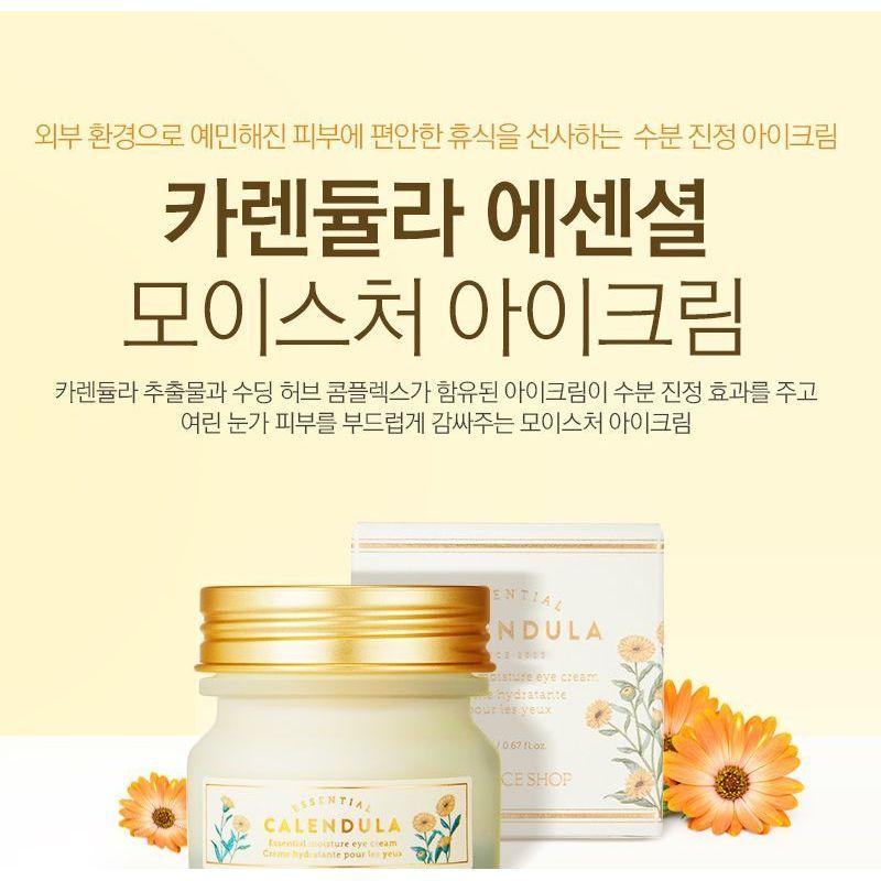 THE FACE SHOP - Calendula Essential Moisture Eye Cream 20ml