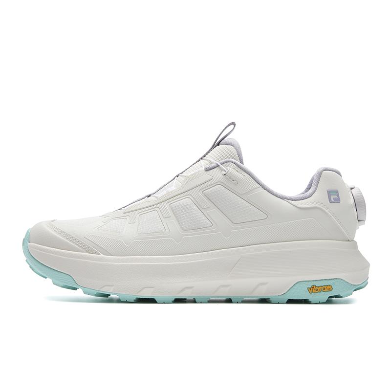 FILA BOA EXPLORER 3 Cushioning Abrasion Resistant Coverage Lightweight Low top Outdoor Shoes Women s Tofu White A12W611201FTF 37.5