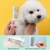 Pet Dematting Comb Cats Flea Hair Grooming Comb Removing Floating Hair And Cleaning Comb Dog Brush Grooming Tools Pet Supplies