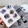 6 Colors 1ml White Night Collection Precipitation Color Master Level Solid Watercolor Pigment Portable Art Painting Supplies