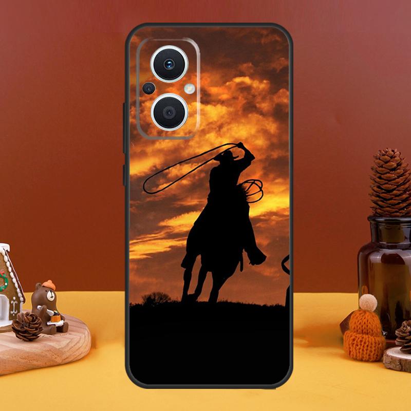 Extreme Sport Rodeo Cowboy Lasso Case For OPPO Reno 8T 4Z 5Z 10 Pro 11 F 4 5 6 7 8 Lite OPPO Find X5 X6 Pro X2 X3 Lite Cover