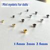 Mini Eyelets for Doll Clothes & Shoes: 1/1.5/2/2.5mm Small Hollow Buckle Accessories