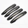 For Nissan Almera Versa MK4 N18    ABS Carbon Fiber Glossy Black Car Door Handle Cover Trims Car Styling Accessories