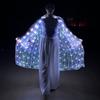 Stage Performance Light Up Cardigan Polyester Sheer Cover Up New Luminous Dance Costume