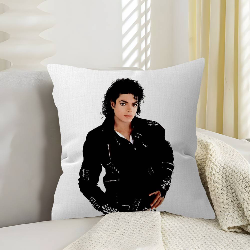 MJ Mmichael Jjackson Pillow Gifts Home Office Furnishings Bedroom Sofa Car Cushion Cover Case Xcm
