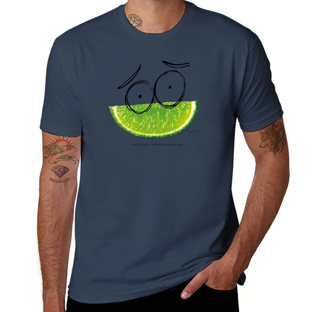 Everything Will Be Lime Tshirt T Shirt Custom Print Unisex T Shirt Cotton 100 Tshirt