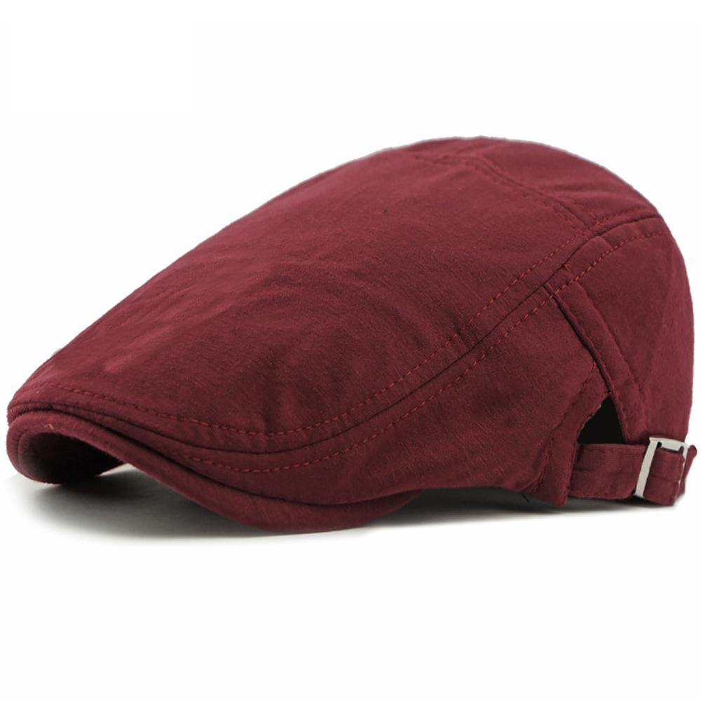 HT4423 Beret Spring Autumn Caps for Men Women Retro Artist Painter Knit Beret Hat Male Female Ivy Flat Cap Adjustable Beret Cap