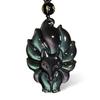 AiO JAPAN Fox Necklace 2 Protection from Prayer Good Small Present Nine-Tailed - Ver. - Collar, String, Accessory, Amulet, Evil, Beads, Stylish, Luck,