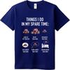 fashion tshirt Breathable For Unisex Oneck tshirt Brand Things I Do In My Spare Time Tractors Unisex Top tees Minimalist teeshirt