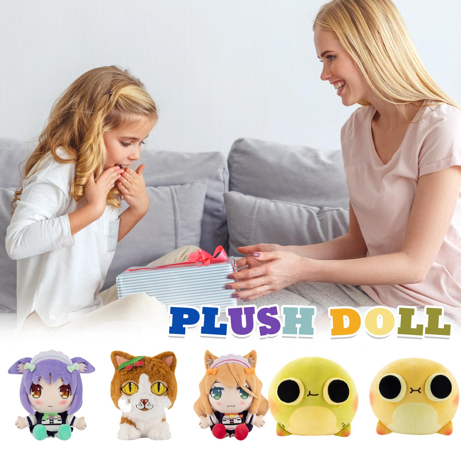 

Плюшевая кукла, игрушка в подарок, мультяшный стиль, детская тряпичная кукла, детская подарочная подушка One Size