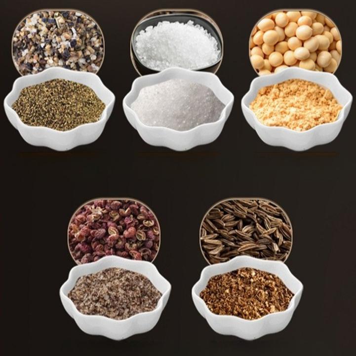 Manual Pepper Grinder Stainless Steel High Transparency Durable Convenient Fast Grinding Seasoning Bottles Kitchen Supplies