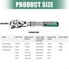   72 Tooth Ratchet Wrench With Retractable Head Suitable For Tight Space Professional Automotive Repair Furniture Assembly