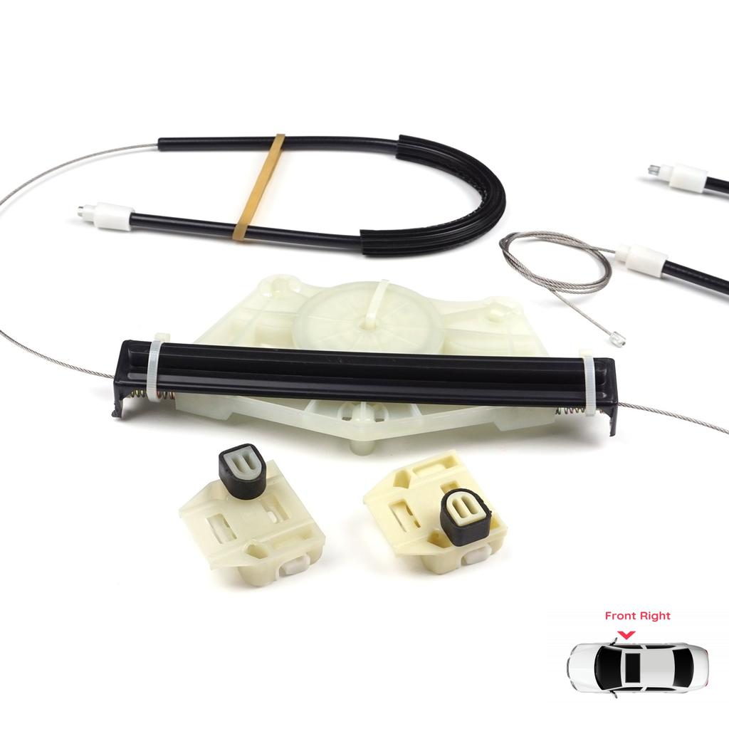 EWR124 Window Regulator Repair Kit Front Right Door for Seat Toledo MK2 1M2 1998-2004 Leon MK1 1M1 1999-2006 4/5 Door 1M0837462A