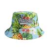Outdoor hot island style letter three-dimensional embroidery digital printing bucket hat fashion versatile basin hat