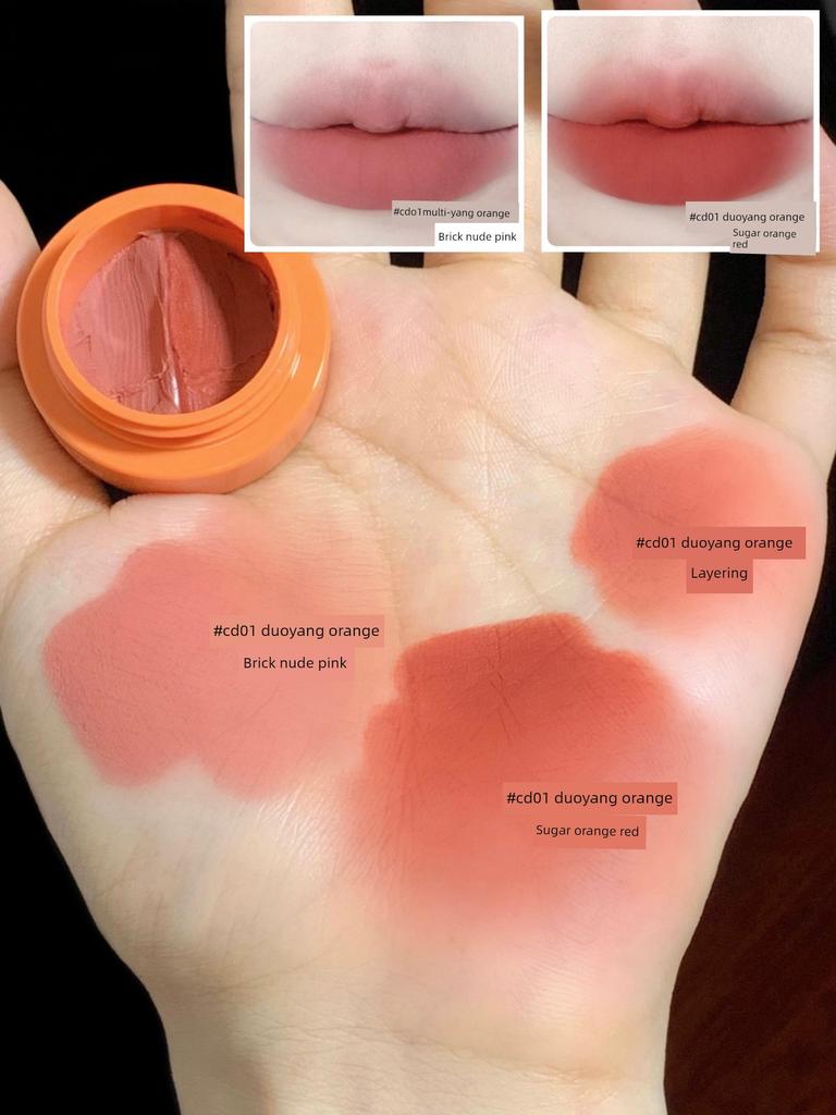 Into You Dual-Use Lip Mud Matte Lipstick Genuine Cd02 Lip Gloss Multi-Purpose for Lips and Cheeks 05