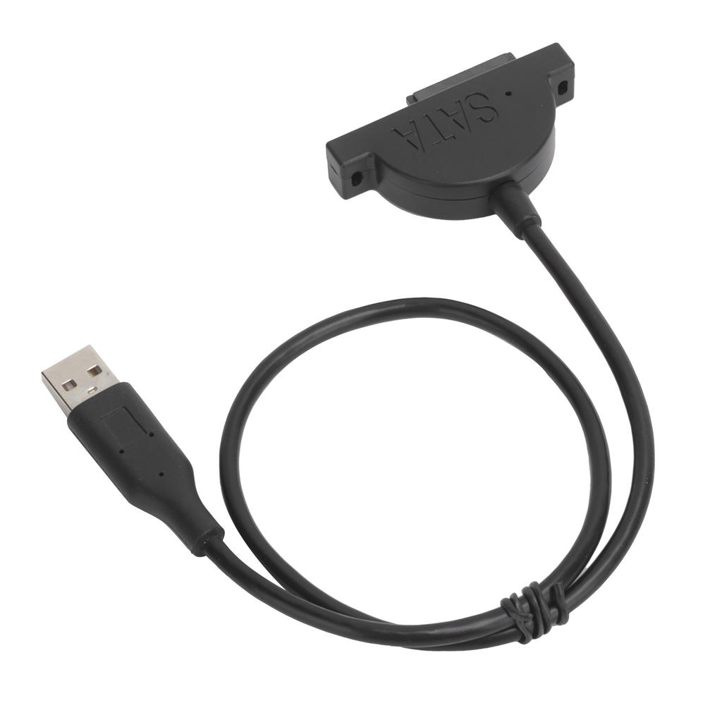 SATA to USB Adapter Cable 13PIN Plugin Notebook Optical Drive Converter Line with Screw