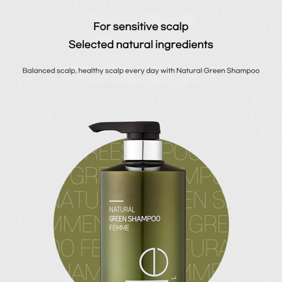 Mielle Natural Green Shampoo Femme 1000ml