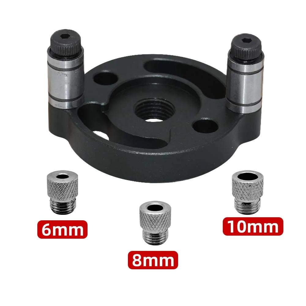 6/8/10mm Vertical Pocket Hole Jig Self Centering Dowelling Jig Hole Puncher Locator Drill Guide for Woodworking Carpentry Tools