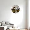 Impressionist High-Quality Oil High-Quality Painting High-Quality Landscape High-Quality Wall High-Quality Clock, High-Quality Wooden, 10-16Inch