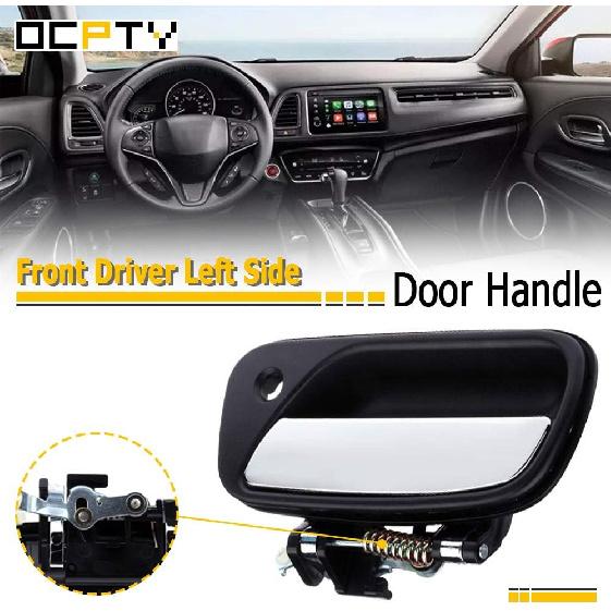 OCPTY Chrome Door Handle Exterior Front Driver Left Side Replacement fit 1993-1998 T100 Outside Door Handle