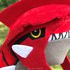 28Cm Colorful Lovely Sweet Trendy Fluffy  Soft Playthings Groudon Cushioned Creature Huggable Toy Christmas Treat