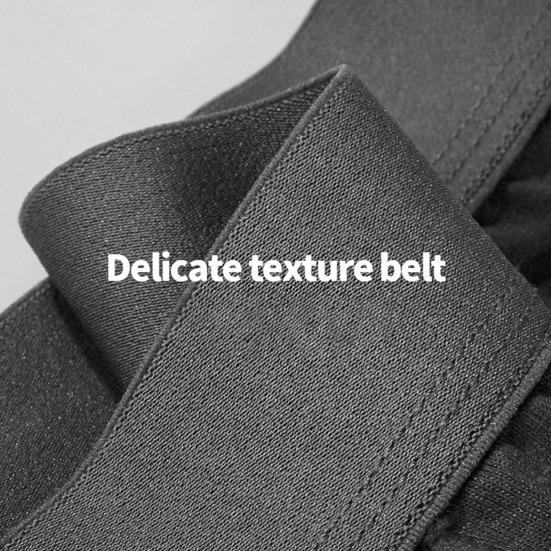Men Boxer Underwear Low-rise Solid Color U-Convex Panties Soft Breathable Comfortable Slim Fit Elastic Underwear Daily Wear