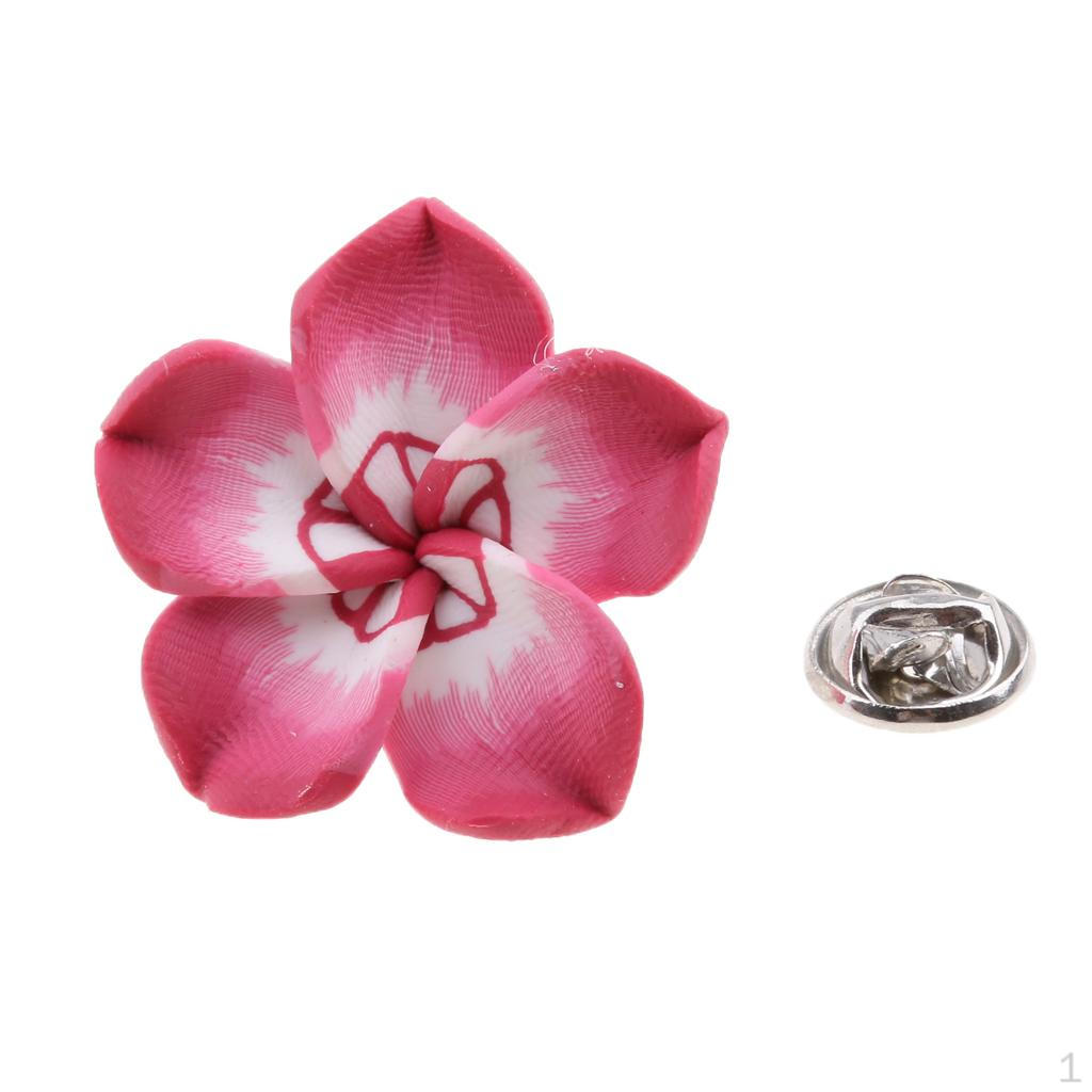

Flower Brooch Pin Corsage Wedding Party Accessories Gifts Red