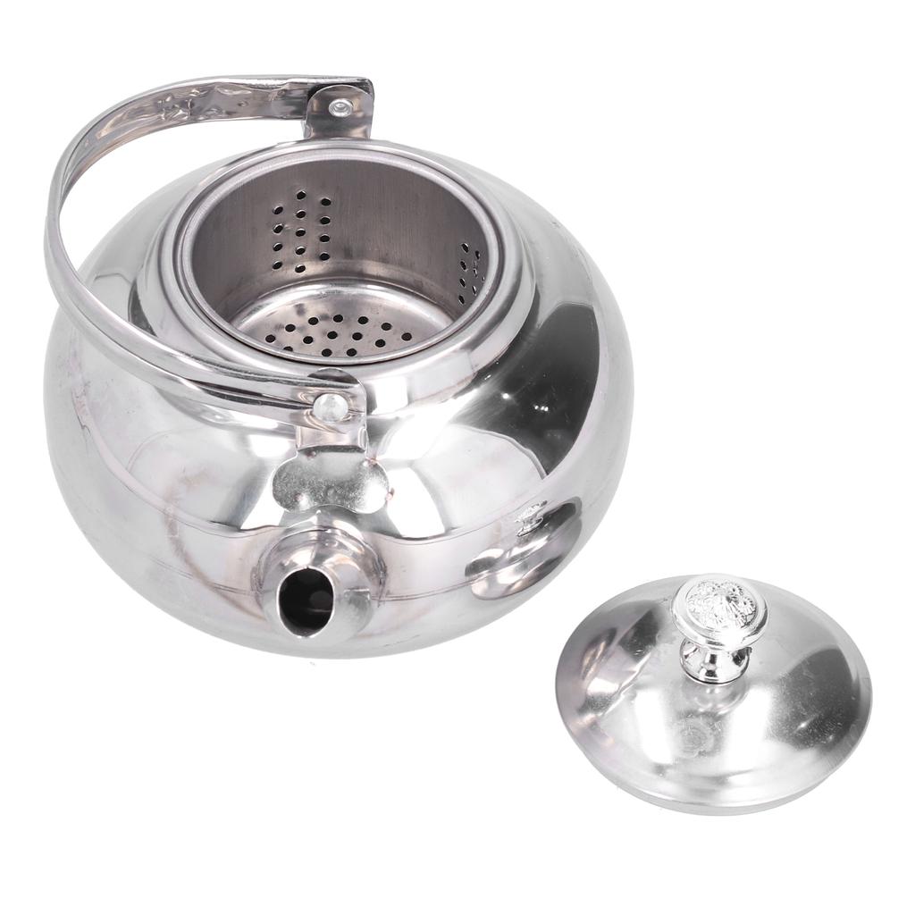 Vannkoker i rustfritt stål Utsøkt tekanne Kaffekanne med tesil for hjemmerestaurant14cm