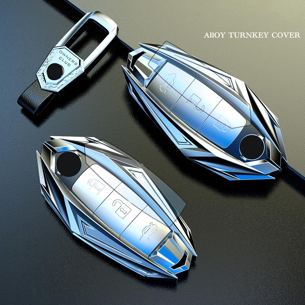 Zinc Alloy Car Key Cover Case For Nissan Juke Leaf Micra K12 Note Patrol Qashqai J11 J10 Tiida Versa X-Trail Xtrail X Trail T32