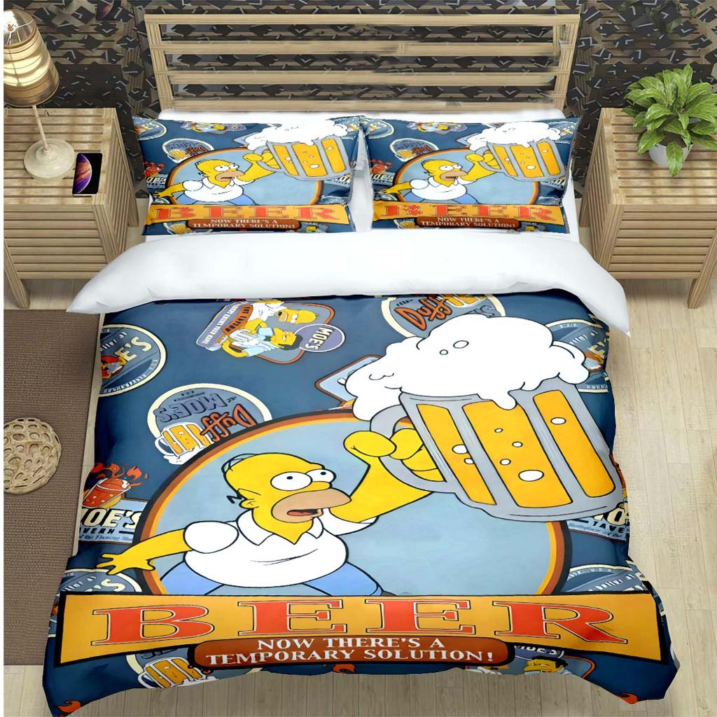 Beliebte Cartoon-TV-Rollen-Druck Bettwäsche-Sets Bettwaren-Set Bettdecken-Set Teens Mädchen Twin Einzel Kind Geschenk