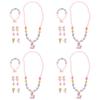 4 Sets Kids Jewellery Girl Pearl Jewelry Necklace For Children'S