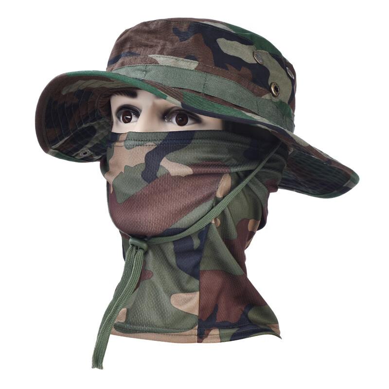 Outdoor Camouflage Boonie Hat & Sturmhauben Set