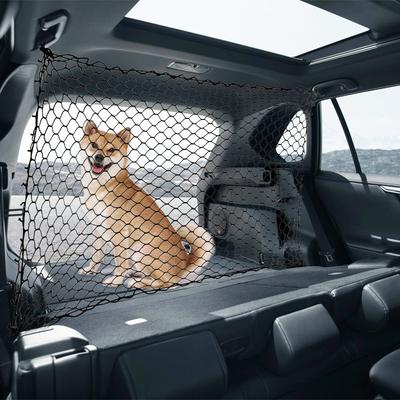 1Pc 11171cm Car Pet Isolation Net with Hooks Dog Cat Trunk Separation Barrier Safe Driving Luggage Storage Mesh Organizer