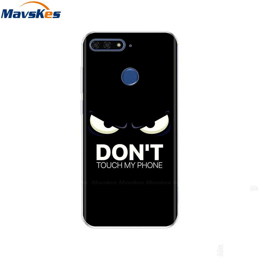 Case For Huawei Honor 7C Case On Huawei Honor7C 5.7 inch Soft Silicone Phone Cover For Huawei Honor 7C Aum-L41 TPU Cases Coque