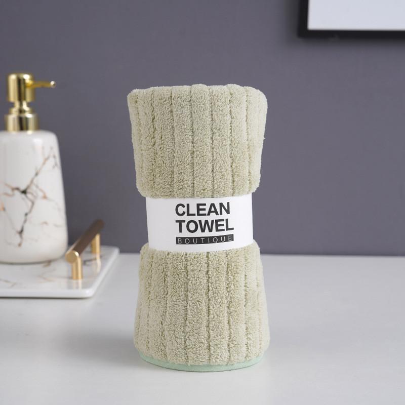 Coral Fleece Face Towel For Home Use Thick Absorbent Soft Adults Gift Collection