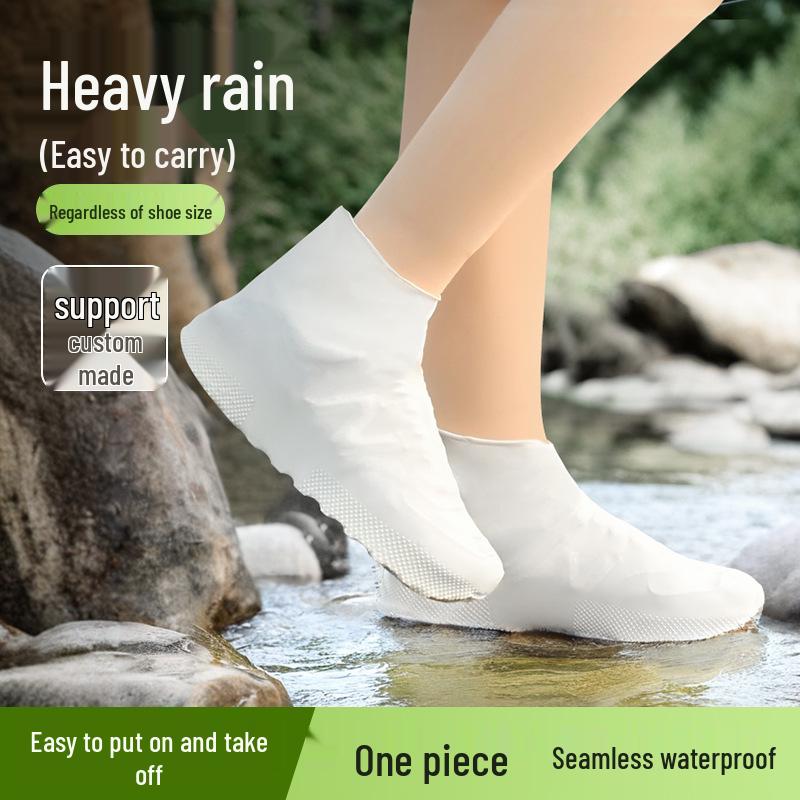 Durable Waterproof Latex Shoe Covers for Outdoor Travel