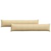 Sofa Cushions 2 Pieces Grey Green 200 X 40 Cm Cord Fabric